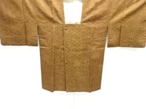 抽象模様織り出し道行コート